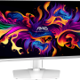 MSI - MAG 272QPW QD-OLED X28 27" QHD Curved 280Hz 0.03ms Gaming Monitor with G-SYNC FreeSync Premium Pro TB 400 (HDMI, DP) - White - Image 4
