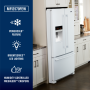 Maytag - 36 in. Wide 25 cu. ft. French Door Refrigerator with PowerCold Feature - White on White - Image 3