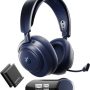 SteelSeries - Arctis Nova Pro Omni 2.4 GHz Wireless Over-The-Ear Gaming Headset for PC, PS5/PS4, Xbox One, Xbox X/S, Switch/Switch 2 - Blue - Image 1