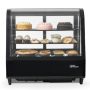 Premium Levella - 3.5 cu. ft. Countertop Refrigerator Display Case - Black - Image 1