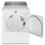 Maytag - 7.0 Cu. Ft. Electric Dryer with Extra Power Button - White - Image 2