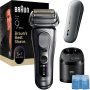 Braun - Series 9 Pro+ 9677cc Wet/Dry Electric Razor with 6 in 1 SmartCare Center - Silver - Image 1