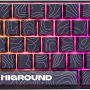 Higround - Basecamp 65+ 65% Wired Mechanical Lubed TTC Milky Switch Gaming Keyboard with RGB Backlighting - BlackIce - Image 2