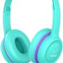 vinamass Kids Headphones, Wired Headphones for Kid with Safe Volume Limiter, Kid Headphone with Cord 3.5mm Jack, On-Ear Girls Boys Toddler Headphone for School - Image 1