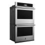 JennAir - RISE 30" Built-In Double Electric Convection Wall Oven with with Smooth Glide Flat-Tine Racks - Stainless Steel - Image 2
