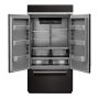 KitchenAid - 24 in. Wide 24.2 cu. ft. Built-In Stainless French Door Refrigerator with Platinum Interior Design - Black Stainless Steel - Image 2