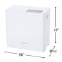 Frigidaire - 1500 Sq. Ft 22 Pint Dehumidifier - White - Image 2