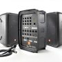 JBL - EON208P 8" 2 way PA System with Integrated 8 Channel Mixer and Microphone - Black - Image 1