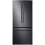 Samsung - 30 in. Wide 30" Wide, 22 cu. ft. French Door Fingerprint Resistant Refrigerator - Black Stainless Steel - Image 1