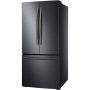 Samsung - 30 in. Wide 30" Wide, 22 cu. ft. French Door Fingerprint Resistant Refrigerator - Black Stainless Steel - Image 3