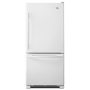 Amana - 30 in. Wide 18 cu. ft. Bottom-Freezer Refrigerator with EasyFreezer Pull-Out Drawer - Stainless Steel - Image 1