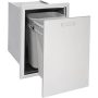 Lynx - Outdoor Trash and Recycle Center - Silver - Image 1