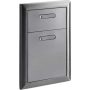 Lynx - Ventana Double Drawers - Stainless Steel - Image 3