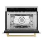 ZLINE - Autograph Edition 24" 1.6 cu ft. Built-in Convection Microwave Oven and Champagne Bronze Accents - Stainless Steel - Image 2