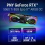 PNY - GeForce RTX 5060 Ti Overclocked 8GB GDDR7 PCI Express 5.0 Graphics Card with Triple Fan - Black - Image 2