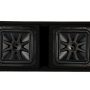 KICKER - Dual 12" Single-Voice-Coil 2-ohm Loaded Subwoofer - Black - Image 1