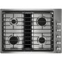 JennAir - 30 in. Wide 4 Burner JX3 Built-In Gas Cooktop - Stainless Steel - Image 1
