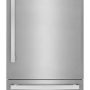 JennAir - 30 in. Wide 16.27 Cu. Ft. Bottom-Freezer Refrigerator with Daring Obsidian Finish Interior - Custom Panel Ready - Image 1