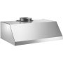Bertazzoni Professional - 24 inches - Externally Vented & Recirculating - Under cabinet Range Hood - Stainless Steel - Image 1