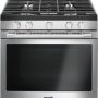 Maytag - 30 in. Wide 5 burners 5.0 cu. ft. Self-Cleaning Freestanding Fingerprint Resistant Gas Range - Stainless Steel - Image 1