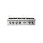 Viking - 36 in. Wide 6 Burner Built-in 5 Series Gas Sealed Burner Rangetop - Stainless Steel - Image 1