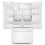 Maytag - 36 in. Wide 25 cu. ft. French Door Refrigerator with PowerCold Feature - White on White - Image 2