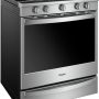 Whirlpool - 30 in. Wide 5 burners 5.8 cu. ft. Slide-In Gas Convection Range with Self-Cleaning with Air Fry with Connection - Stainless Steel - Image 2