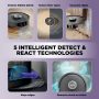 Shark - Robot Vacuum & Mop PowerDetect NeverTouch, Combo, Self-Emptying & Self-Refilling, 60-Day Debris Capacity with Pad Dry - Gaia Grey - Image 3