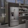 KitchenAid - 36 in. Wide 23.8 cu. ft. Counter-Depth French Door Platinum Interior Refrigerator with PrintShield Finish - Stainless Steel with PrintShieldâ„¢ Finish - Image 3