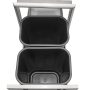 Coyote Outdoor Living - 18" Front To Back Trash Recycle Combo - Stainless Steel - Image 3