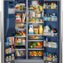 Maytag - 36 in. Wide 29 cu. ft. Side-by-Side Built-in Refrigerator with Arctic Blue Interior - Stainless Steel - Image 4