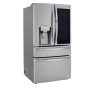 LG - 36-in Wide 29.5 Cu. Ft. 4-Door French Door-in-Door Smart Refrigerator with Craft Ice - Stainless Steel - Image 2