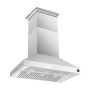 Forno Appliances - 48 inches - Externally Vented - Island Range Hood - Stainless Steel - Image 3