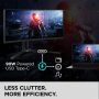 ViewSonic - XG341C-2K 34" LCD UWQHD FreeSync Gaming Monitor (HDMI, DP, USB-C) - Black - Image 3
