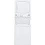 GE - 3.8 Cu. Ft. Top Load Washer and 5.9 Cu. Ft. Electric Dryer Laundry Center with Long Vent Drying - White - Image 1