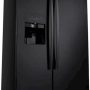 Amana - 34 in. Wide 21.4 cu. ft. Side-by-Side Refrigerator - Black - Image 2