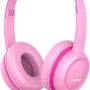 vinamass Kids Headphones, Wired Headphones for Kid with Safe Volume Limiter, Kid Headphone with Cord 3.5mm Jack, On-Ear Girls Boys Toddler Headphone for School - Image 1