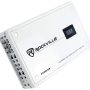 Rockville Atom 8B 3500W Peak/880W RMS 8-Channel Marine Amplifier, Bluetooth with Auto Pairing, Adjustable Crossover, Voltage Display, Compact Corrosion-Resistant Design for Boats and Yachts | 3500W Peak, 880W RMS, Boat Audio, 8/6/4-Channel Modes, RCA Line Output, Variable HPF/LPF, 0-12dB Bass EQ, Voltage Display - Image 1