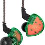 In-ear Earbuds Yinyoo KZ ES4 Extra Bass High Fidelity Earbuds with Microphone Balanced Armature Driver Hybrid Technology Earphones Headset Over Ear Noise Cancelling Headphones Wired Earhook(black mic) - Image 1