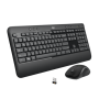 Logitech - MK540 Full-size Advanced Wireless Membrane Keyboard and Mouse Combo for PC - Black - Image 1