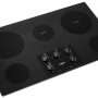 Whirlpool - 36 in. Wide 5 element Electric Cooktop - Black - Image 2