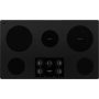Whirlpool - 36 in. Wide 5 element Electric Cooktop - Black - Image 1