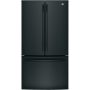 GE - 36 in. Wide 27.0 Cu. Ft. French Door Refrigerator with Internal Water Dispenser - High Gloss Black - Image 1