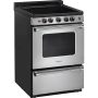 Whirlpool - 24 in. Wide 4 elements 3.0 cu. ft. Freestanding Electric Range - Stainless Steel - Image 2