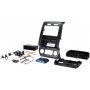 PAC - Integrated Radio Replacement Dash Kit with Climate and Steering Wheel Controls for Select Ford F-Series Trucks - Black - Image 1