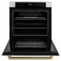 ZLINE - Autograph 30 in. True Convection Single Wall Oven & Gold Helix Handle (WASZ-30-KG) - Stainless Steel - Image 2