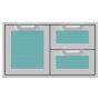 Hestan - AGSDR Series 36" Double Drawer and Storage Door Combination - Bora Bora - Image 1
