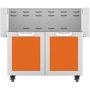 Hestan - Double-Door Tower Cart for 36" Gas Grills - Orange - Image 1