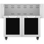 Hestan - Double-Door Tower Cart for 36" Gas Grills - Black - Image 1