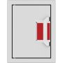 Hestan - 16" Paper Towel Dispenser - Red - Image 1
